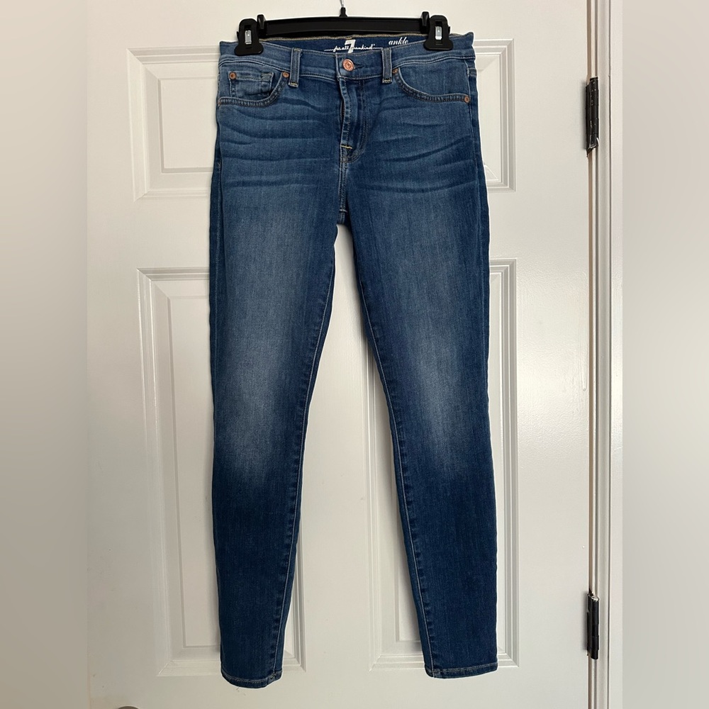 7 for all mankind woman’s denim jeans size 27